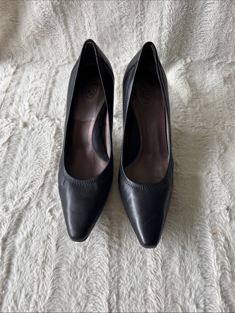 Classic Black Pointed-Toe Pumps